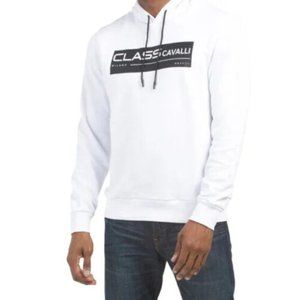 New CAVALLI CLASS Logo Drawstring Hoodie